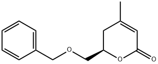 (R)-6-BENZYLOXYMETHYL-4-METHYL-5,6-DIHYDRO-PYRAN-2-ONE 구조식 이미지