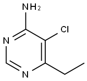 5-CHLORO-6-ETHYLPYRIMIDIN-4-AMINE Structure