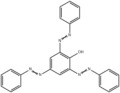 2,4,6-Tris(phenylazo)phenol Structure