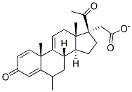 Delta-9(11)-Fluorometholone acetate Structure