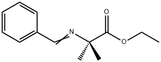 2-메틸-N-(페닐메틸렌)알라닌에틸에스테르 구조식 이미지