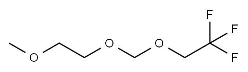 1,1,1-Trifluoro-2-[(2-Methoxyethoxy)Methoxy]-ethane 구조식 이미지