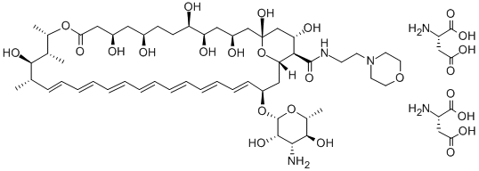 amphotericin B 2-morpholinoethyl amide diaspartate Structure