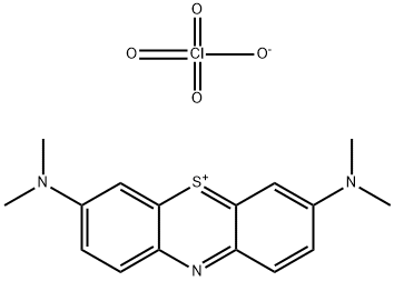 3,7-bis(dimethylamino)phenothiazin-5-ium perchlorate Structure