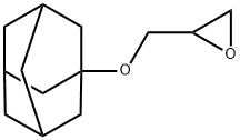 2-[(1-ADAMANTYLOXY)METHYL]OXIRANE Structure