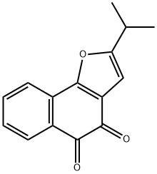 2-Isopropylnaphtho[1,2-b]furan-4,5-dione Structure