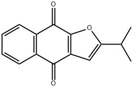 2-Isopropylnaphtho[2,3-b]furan-4,9-dione Structure