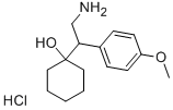 1-[2-Amino-1-(4-methoxyphenyl)-ethyl]-cyclohexanol hydrochloride Structure