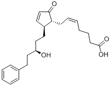 17-페닐트리노르-13,14-디히드로프로스타글란딘A2 구조식 이미지
