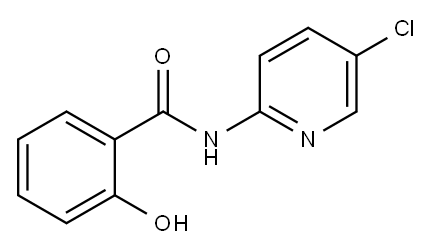 N-(5-chloropyridin-2-yl)-2-hydroxybenzamide 구조식 이미지