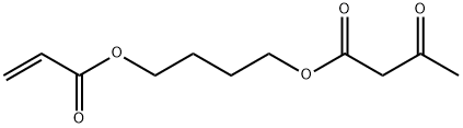 4-[(1-oxoallyl)oxy]butyl acetoacetate Structure