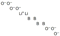 Boron lithium oxide (B4Li2O7), pentahydrate Structure