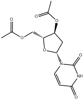 3,5'-디-O-아세틸-2'-데옥시우리딘 구조식 이미지