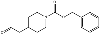 4-(2-OXO-ETHYL)-PIPERIDINE-1-CARBOXYLICACID벤질에스테르 구조식 이미지