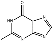 6H-Purin-6-one, 1,5-dihydro-2-methyl- (9CI) 구조식 이미지