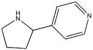 피리딘,4-(2-피롤리디닐)-,(+)-(9CI) 구조식 이미지