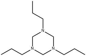 1,3,5-TRI-N-PROPYL HEXAHYDRO-S-TRIAZINE Structure