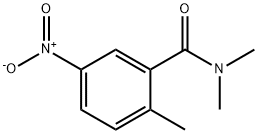 BenzaMide, N,N,2-triMethyl-5-nitro- Structure