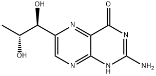 2-amino-6-[(1S,2R)-1,2-dihydroxypropyl]-4(1H)-Pteridinone 구조식 이미지
