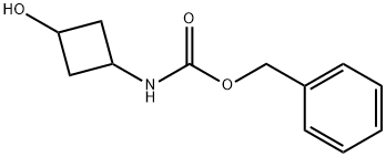 (3-Hydroxy-cyclobutyl)-carbamic acid benzyl ester Structure