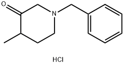 1-Benzyl-4-methyl-piperidin-3-one hydrochloride 구조식 이미지