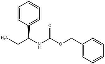 (R)-(2-아미노-1-페닐-에틸)-카르밤산벤질에스테르 구조식 이미지