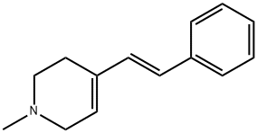 1-methyl-1,2,3,6-tetrahydrostilbazole Structure