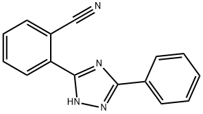 2-(3-phenyl-1H-1,2,4-triazol-5-yl)benzonitrile 구조식 이미지