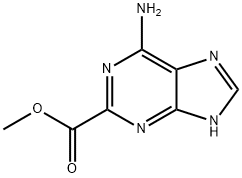 1H-Purine-2-carboxylicacid,6-amino-,methylester(9CI) Structure