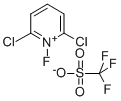 2,6-Dichloro-1-fluoropyridinium triflate Structure