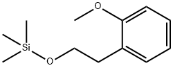 2-Methoxyphenylethyl trimethylsilyl ether Structure