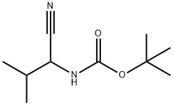 카르밤산,(1-시아노-2-메틸프로필)-,1,1-디메틸에틸에스테르(9CI) 구조식 이미지