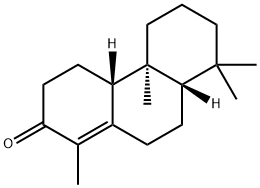 2(3H)-Phenanthrenone, 4,4a,4b,5,6,7,8,8a,9,10-decahydro-1,4b,8,8-tetramethyl-, (4aR,4bS,8aS)- Structure