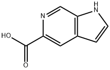 1H-Pyrrolo[2,3-c]pyridine-5-carboxylicacid(9CI) Structure