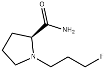 2-Pyrrolidinecarboxamide,1-(3-fluoropropyl)-,(S)-(9CI) Structure