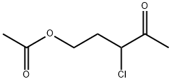 2-chloro-3-oxopentyl acetate  구조식 이미지