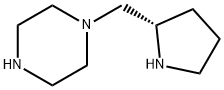 피페라진,1-(2-피롤리디닐메틸)-,(S)-(9CI) 구조식 이미지