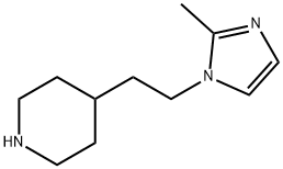 4-[2-(2-METHYL-IMIDAZOL-1-YL)-ETHYL]-피페리딘 구조식 이미지