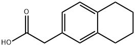 5,6,7,8-TETRAHYDRONAPHTHALEN-2-YLACETIC ACID Structure