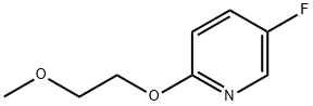 5-플루오로-2-(2-메톡시에톡시)피리딘 구조식 이미지