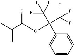 1,1,1,3,3,3-Hexafluoro-2-phenylprop-2-yl 2-methylprop-2-enoate Structure