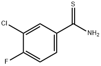 3-Хлор-4-fluorothiobenzamide структурированное изображение