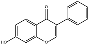 7-Hydroxyisoflavone Structure
