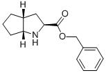 (1R,3S,5R)-2-AZABICYCLO[3.3.0]OCTANE-3-CARBOXYLIC ACID, BENZYL ESTER Structure