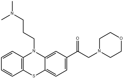 1-[10-(3-Dimethylaminopropyl)-10H-phenothiazin-2-yl]-2-morpholinoethanone Structure