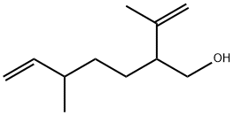 2-Isopropenyl-5-methyl-6-hepten-1-ol Structure