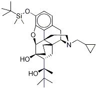 3-O-(tert-부틸디메틸실릴옥시)-6-O-데스메틸부프레노르핀 구조식 이미지