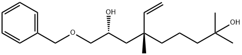 (2R,4R)-1-BENZYLOXY-4,8-DIMETHYL-4-VINYL-NONANE-2,8-DIOL 구조식 이미지