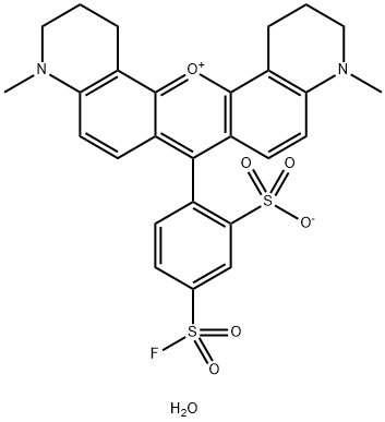 SULFORHODAMINE Q 5-ACID FLUORIDE Structure