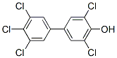 4'-hydroxy-3,4,5,3',5'-pentachlorobiphenyl Structure